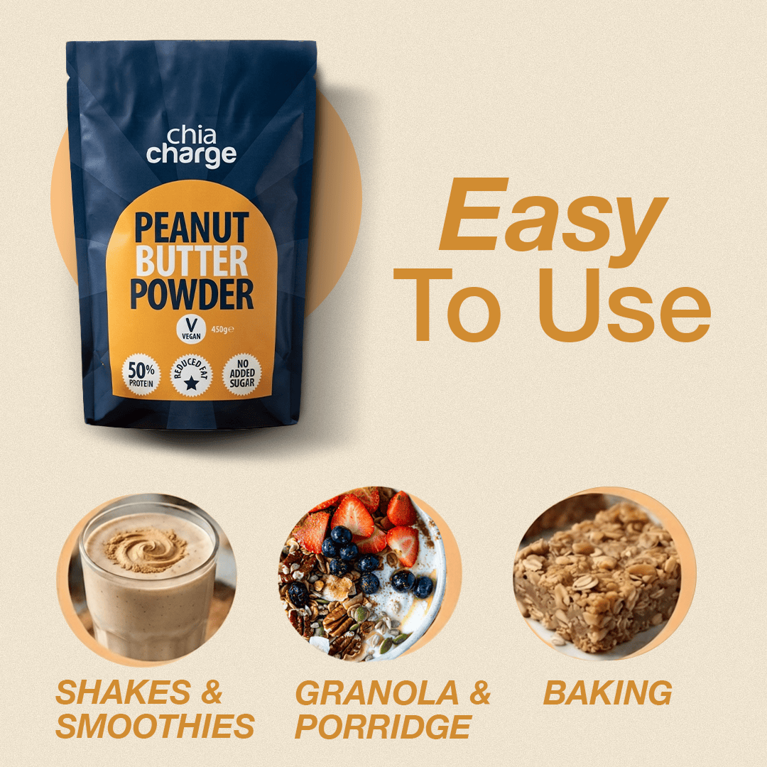 Chia Charge Home Peanut Butter Powder - 50% Protein