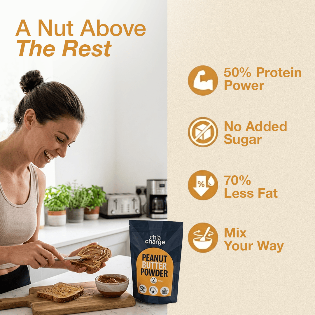 Chia Charge Home Peanut Butter Powder - 50% Protein