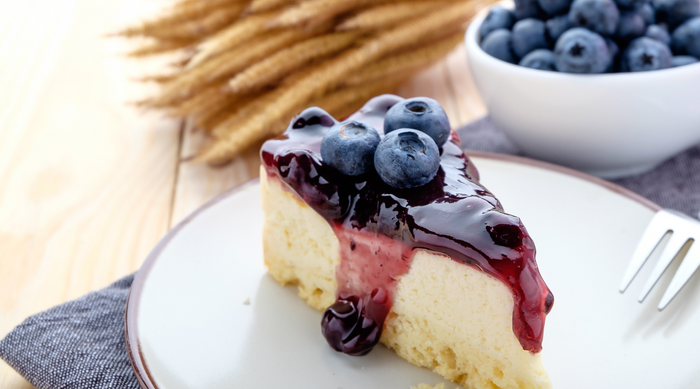 Chia Banana & Blueberry Cheesecake