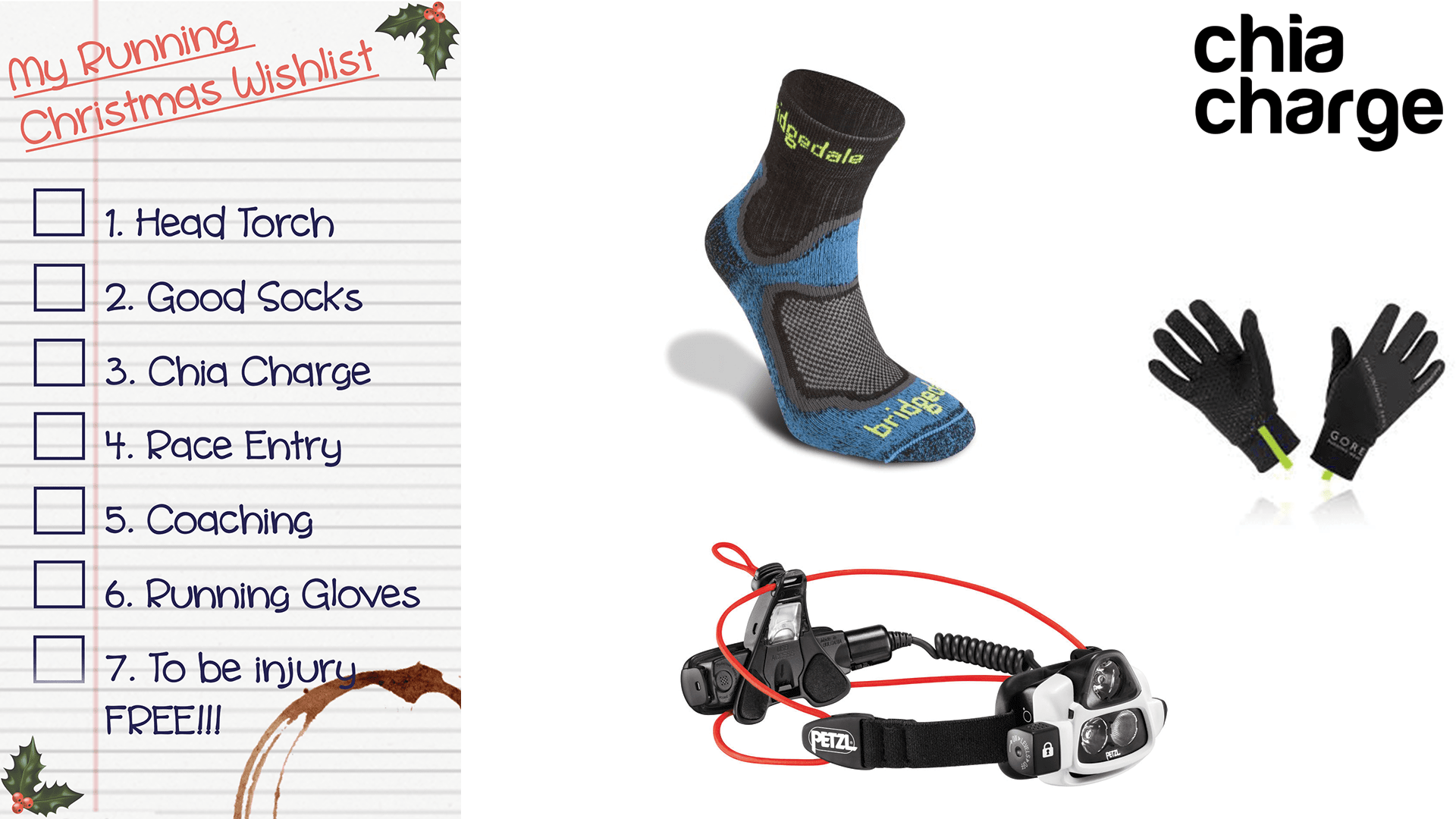 Runners Christmas Gift List