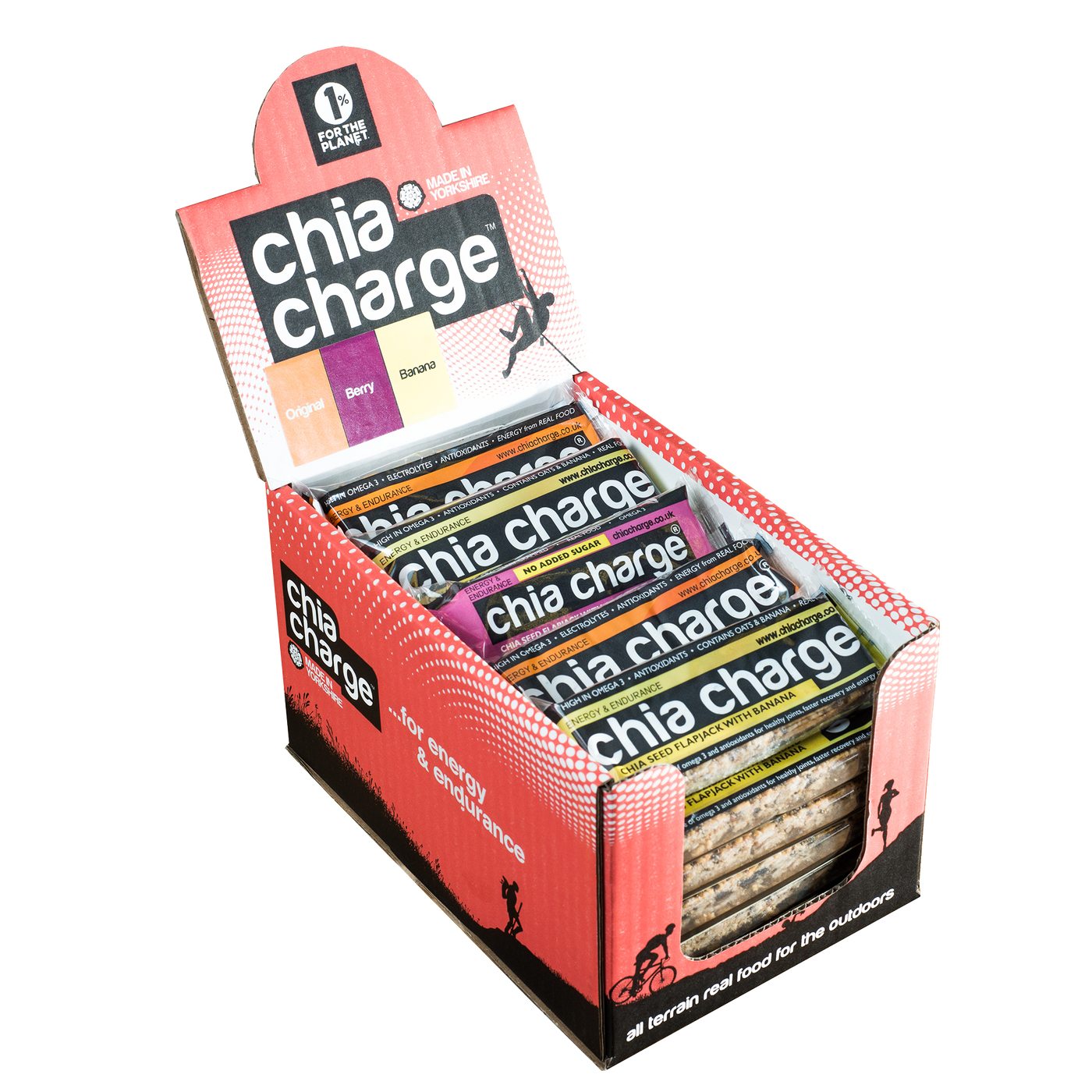 Chia Energy Flapjacks 80g x 23