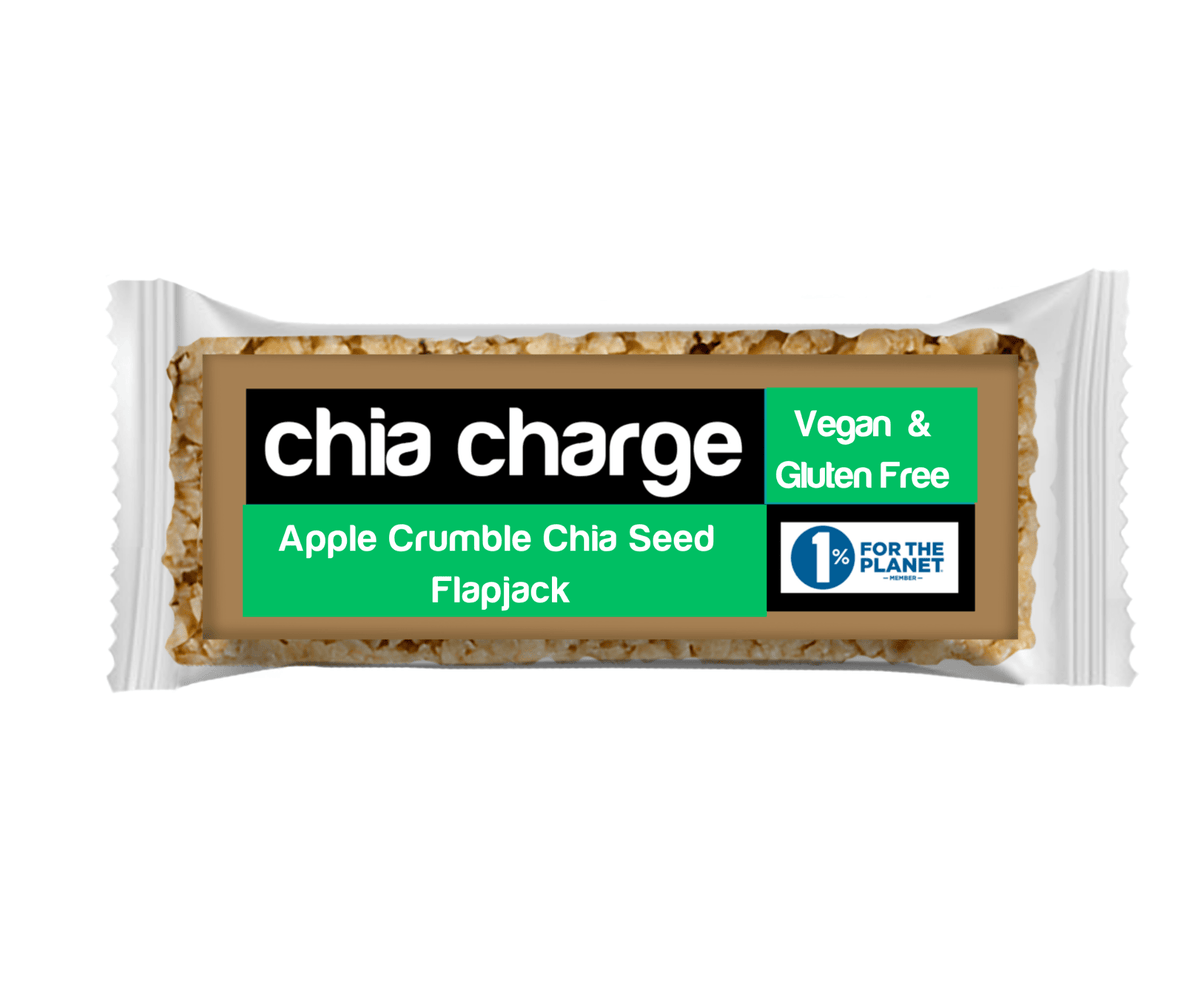 Chia Charge Bars Vegan &amp; Gluten Free Mini Flapjacks 20  x 30g