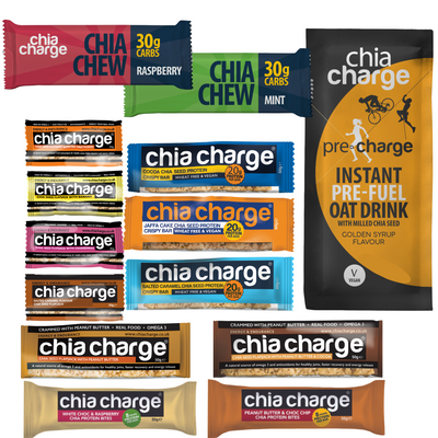 Chia Charge Bundles Ultra Premium Sample Pack - includes chia chews and pre charge drink Sample Pack