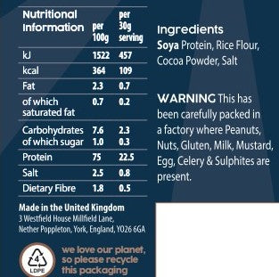 Chia Charge Cocoa Soya Protein Crispies
