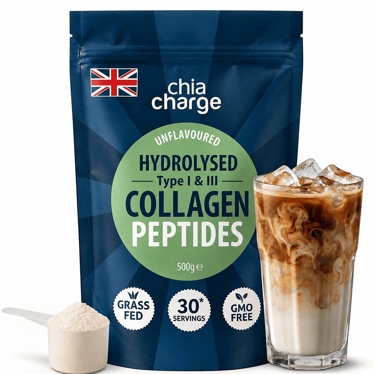 Chia Charge Collagen Peptides 500g