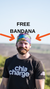 FREE Chia Charge Bandana  (dark blue)  August 2025  Promo