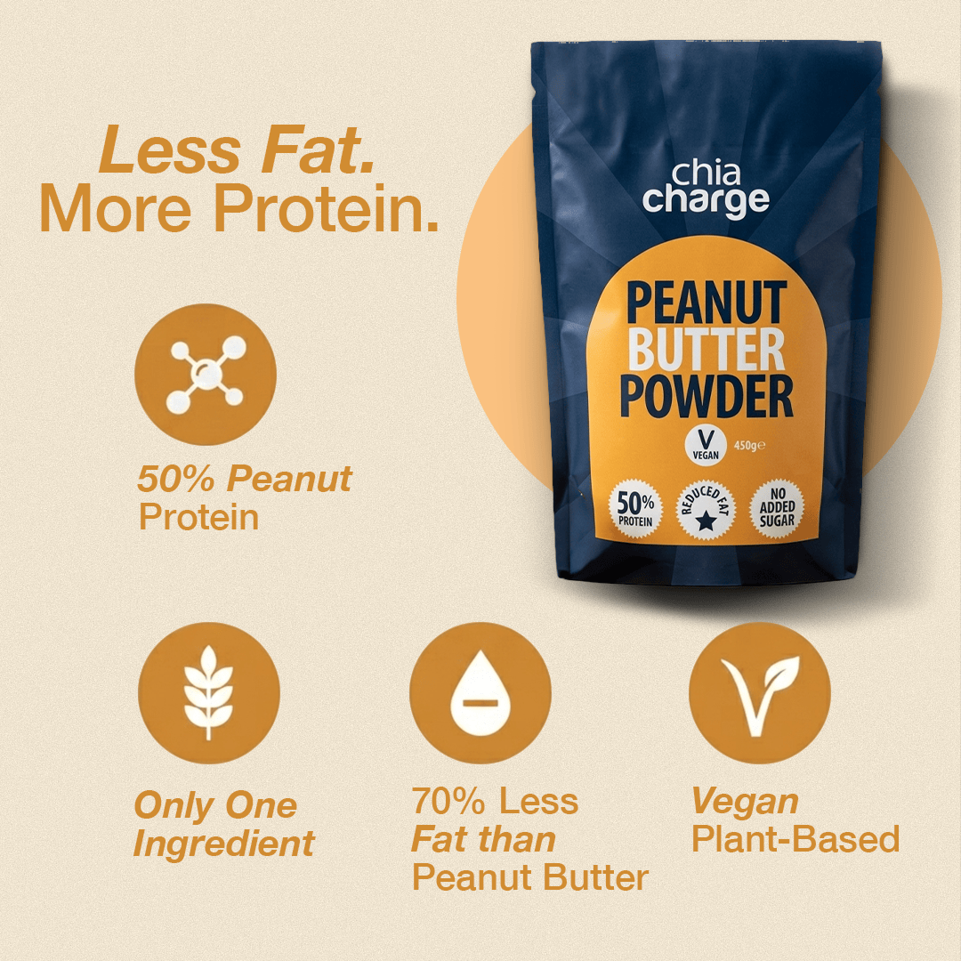 Chia Charge Home Peanut Butter Powder - 50% Protein