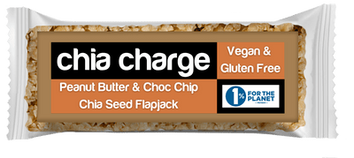 Chia Charge Bars Vegan & Gluten Free Mini Flapjacks 18 x 30g