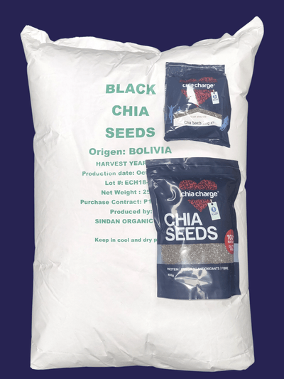 Chia Charge Chia Seeds 25kg - please do not use discount codes on this Chia Seeds